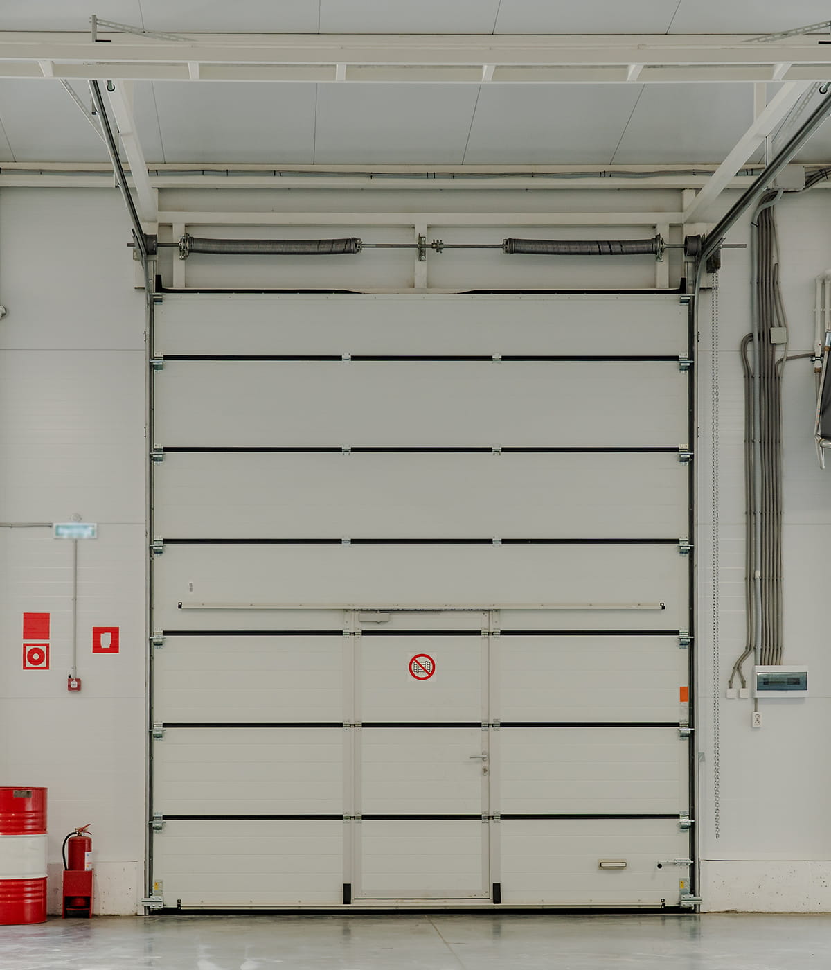 Commercial garage door replacement in Hoboken, NJ by Advanced Door Sales